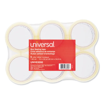 Universal® General-purpose Box Sealing Tape, 3" Core, 1.88" X 110 Yds, Clear, 6-pack freeshipping - TVN Wholesale